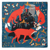 Tri Fox SILK POCKET SQUARE